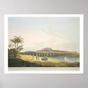 De Armeense brug, vlakbij de St. Thomas's berg, Ma Poster