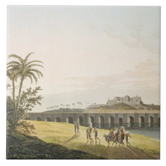 De Armeense brug, vlakbij de St. Thomas's berg, Ma Tegeltje (Voorkant)