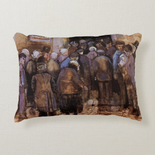 De Armen en Geld door Vincent van Gogh Accent Kussen