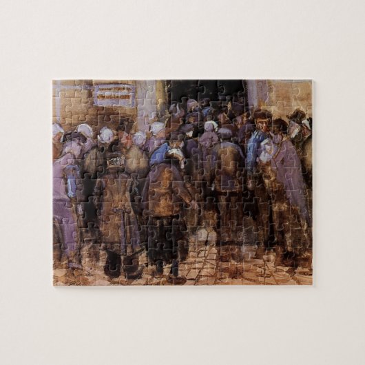 De Armen en Geld door Vincent van Gogh Legpuzzel (Horizontaal)