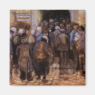 De Armen en Geld door Vincent van Gogh Magneet