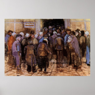 De Armen en Geld door Vincent van Gogh Poster