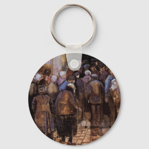 De Armen en Geld door Vincent van Gogh Sleutelhanger