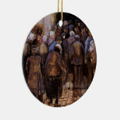 De armen en het geld van Vincent van Gogh Keramisch Ornament (Rechts)