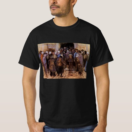 De armen en het geld van Vincent van Gogh T-shirt (Voorkant)