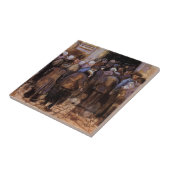 De armen en het geld van Vincent van Gogh Tegeltje (Zijkant)