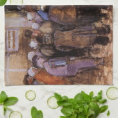 De armen en het geld van Vincent van Gogh Theedoek (Gevouwen)