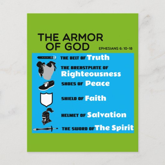 De Armor van God Flyer (Voorkant)