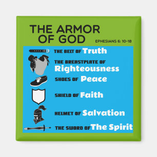 De Armor van God  Magneet