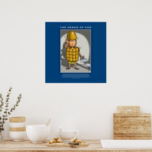 DE ARMOR VAN GOD POSTER (Keuken)