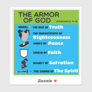 De Armor van God Sticker