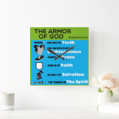 De Armor van God  Vierkante Klok (Huis)