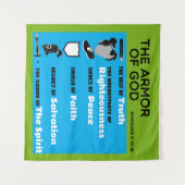 De Armor van God Wandkleed (Voorkant (horizontaal))