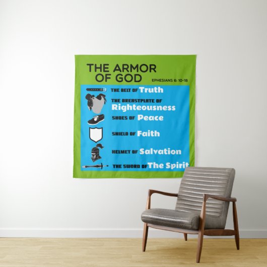 De Armor van God Wandkleed (In situ)