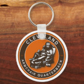 De Armstoel QB Cleveland Football Sleutelhanger (Voorkant)