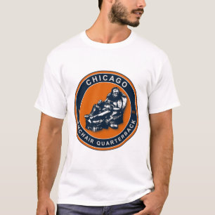 De Armstoel Quarterback - het Football van Chicago T-shirt