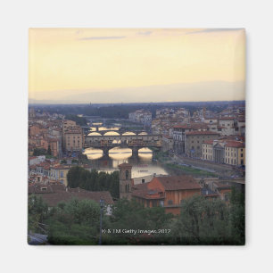 De Arno en de Ponte Vecchio in Florence, Magneet