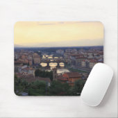 De Arno en de Ponte Vecchio in Florence, Muismat (Met muis)
