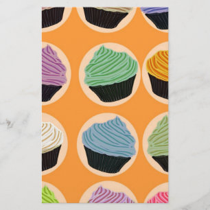 De Aroma's van Cupcake Briefpapier