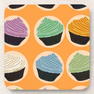 De Aroma's van Cupcake Drankjes Onderzetter