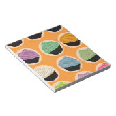 De Aroma's van Cupcake Notitieblok (Schuin)
