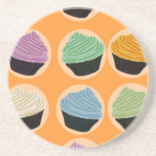 De Aroma's van Cupcake Zandsteen Onderzetter