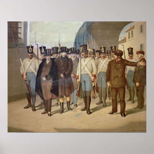 De arrestatie van de Carbonari Poster (Voorkant)