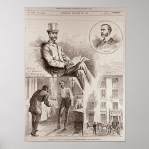 De arrestatie van de heer C.S. Parnell, MP Poster