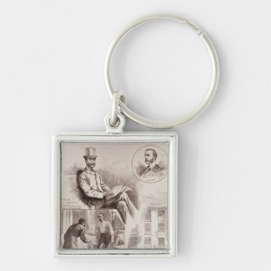De arrestatie van de heer C.S. Parnell, MP Sleutelhanger (Voorkant)