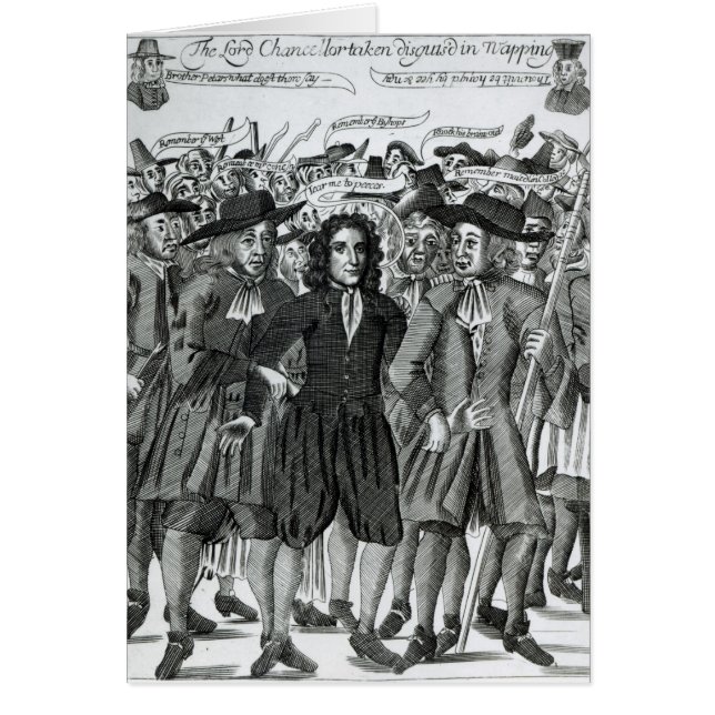 De arrestatie van rechter Jeffreys 1689 (Voorkant)