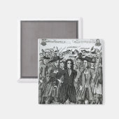 De arrestatie van rechter Jeffreys 1689 Magneet (Voorkant / Achterkant)