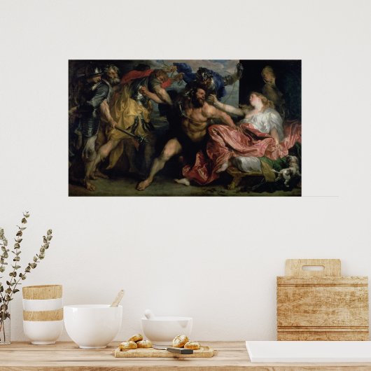 De arrestatie van Samson, c.1628/30 Poster (Keuken)