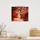 De arriors die door WarriorsCreed worden gecreeerd Poster (Keuken)