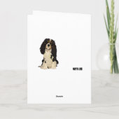 De arrogante Honden van de Koning danken u kaarden Bedankkaart (Achterkant)