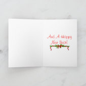 De arrogante Kerstkaart van Charles Spaniel van de Feestdagen Kaart (Binnen)