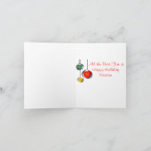 De arrogante Kerstkaart van Charles Spaniel van de Feestdagen Kaart (Binnen)