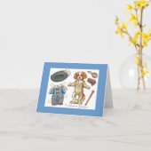 De arrogante spanieldocument kaart van de (Gele Bloem)