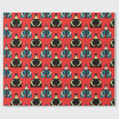 De art deco feminist cadeaupapier (Vlak)