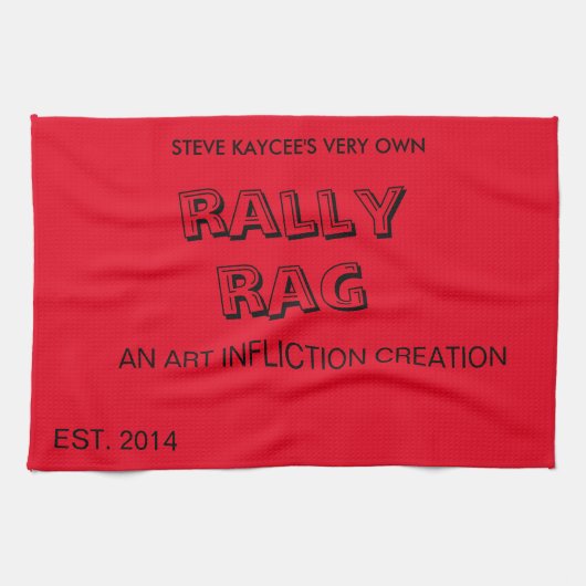De Art Inflication Rally Rag Theedoek (Horizontaal)