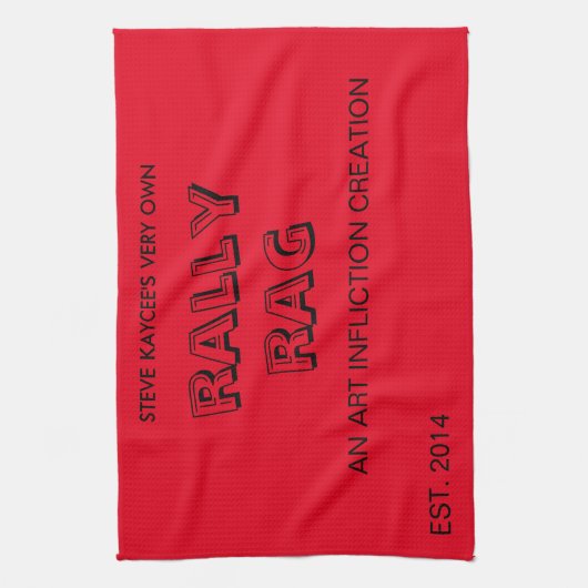 De Art Inflication Rally Rag Theedoek (Verticaal)