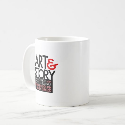 De Art Mullet Mok! Koffiemok (Voorkant links)