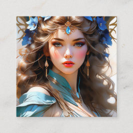 De Art Nouveau werd gekenmerkt door een terugkeer Vierkante Visitekaartje