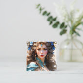 De Art Nouveau werd gekenmerkt door een terugkeer  Vierkante Visitekaartje (Staand voorkant)