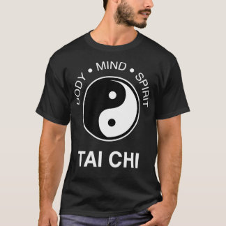 De Art Tai Chi Body Mind Spirit Yin Yang T-shirt
