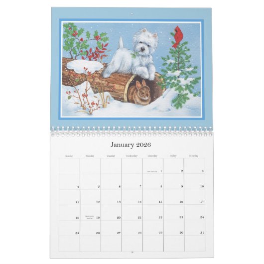 De Artful Websitekalender Kalender (Jan 2026)