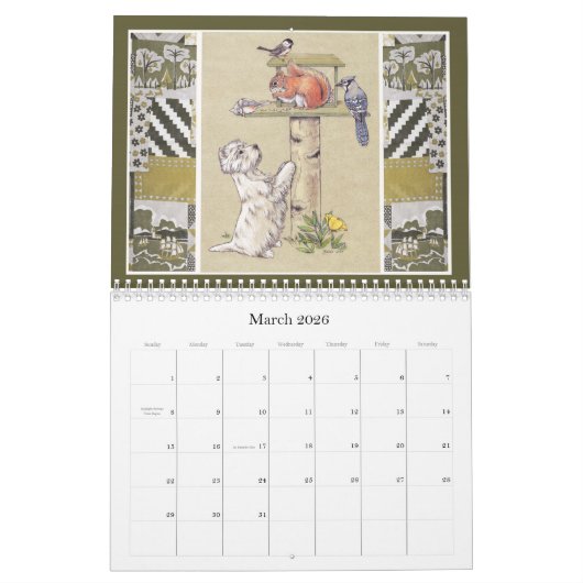 De Artful Websitekalender Kalender (Mar 2026)