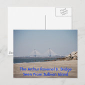 De Arthur Ravenel Jr. Bridge Briefkaart (Voorkant / Achterkant)