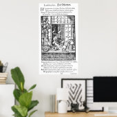 De artiest, gegraveerd door Hartman Schopper Poster (Thuiskantoor)