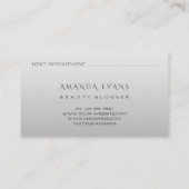 De artiest Gold Humming-bird van de gebeurtenispla Afsprakenkaartje (Achterkant)