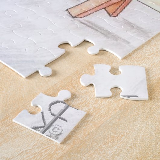 De artiest Jigzaag Puzzle Legpuzzel (Zijkant)